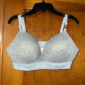 PINK Wireless Push Up Bra